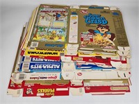 ASSORTED LOT OF VINTAGE UNUSED CEREAL BOXES