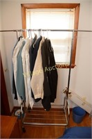 CLOTHING RACK WITH CLOTHES