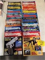 GROUP OF SURVIVAL GUIDE MAGAZINES