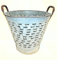 Antique European Olive Bucket #2