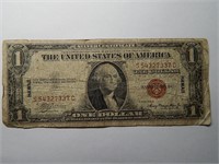 1935 A Series $1 One Dollar Bill Hawaii Bank Note