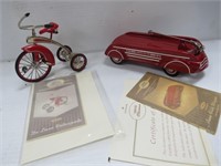 Pair of Hallmark 1937 Deluxe Velocipede &1940