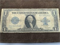 1923 Oversized US $1 Silver Certificate paper