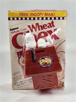 RALSTON WHEAT CHEX W/ SNOOPY BANK - SEALED