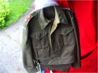 WW2 CANADIAN OFFICERS BD TUNIC AND PANTS