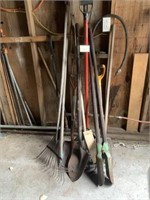 Yard & garden tools job lot