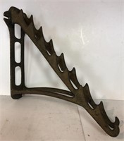 Vintage Metal Tool Rack, Mount Has 11in Height