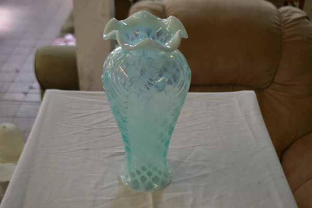 Fenton Baby Blue Vase