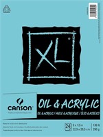 Pack of 4 $85 Canson XL Oil Acrylic Paper Pad