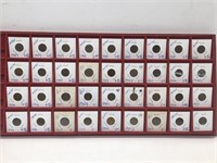 Collection of 36 vintage uncirculated Lincoln