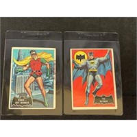 (2) 1966 Batman/robin Rookie Cards