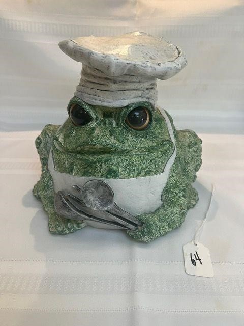 Decorative Resin Frog Chef