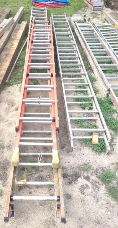 KPro & Werner (20') Fiberglass Ladders *Bidding