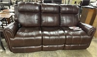 High Quality Bassett Power Reclining Sofa.