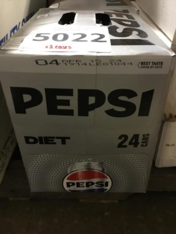 Case of 24 Cans Diet Pepsi x 2 (Expired)