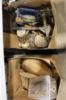 2 BOXES OF UNFINISHED WOOD DUCK DECOYS,