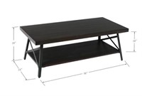 Kinsella Coffee Table with Storage (Nat. Pine Bro)