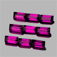 Natural Pink Purple Rhodolite Garnet 9 Pc{Flawless