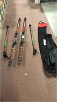 Rossignol skis with case