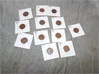Group of Early & Mintmarked LIncoln Cents 1909-21