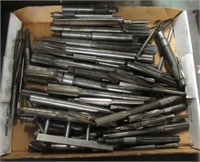 Large group of end mills, drills, reamers,
