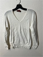 Vintage Claudine White Femme Sweater