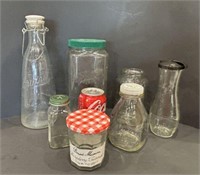 Misc. Glass Jars, Tallest is Original Mason
