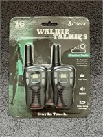 NEW PAIR COBRA 16-MILE 22 CHANNEL WALKIE TALKIES