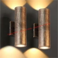 4-pack HOMGT hardwired cylinder wall lights