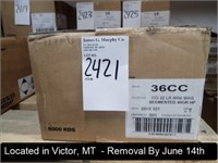 CASE OF (5,000) ROUNDS OF CCI .22 LR MINI MAG 40