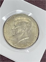 1965 Kennedy silver half dollar coin 40% silver