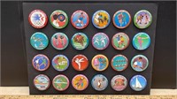 1984 Los Angeles Olympics Mounted Pin Set