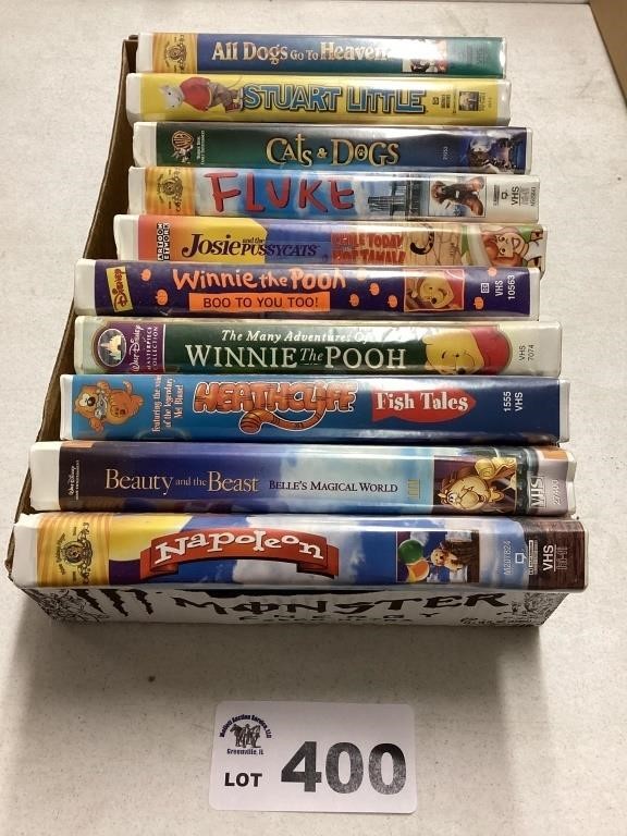 KIDS VHS MOVIES