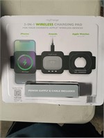 Three and one charging pad