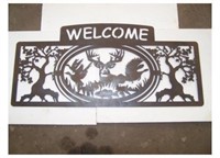 Deer Duck Pheasant Welcome Sign 38 x 18 x 1/8