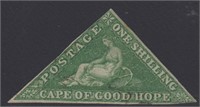 Cape of Good Hope Stamp #6a Used with, CV $600