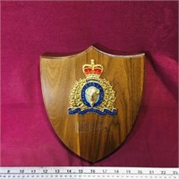 Royal Canadian Mounted Police Wall Plaque