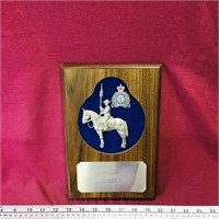 Royal Canadian Mounted Police Wall Plaque