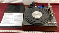 Vintage Garrard Turntable With Manual