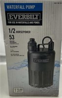 Everbilt 1/2 Hp Waterfall Submersible Utility Pump