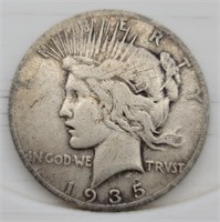 1935-S Peace Silver Dollar - G