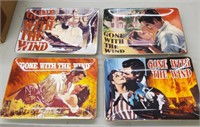 Gone with the wind plates set of 4