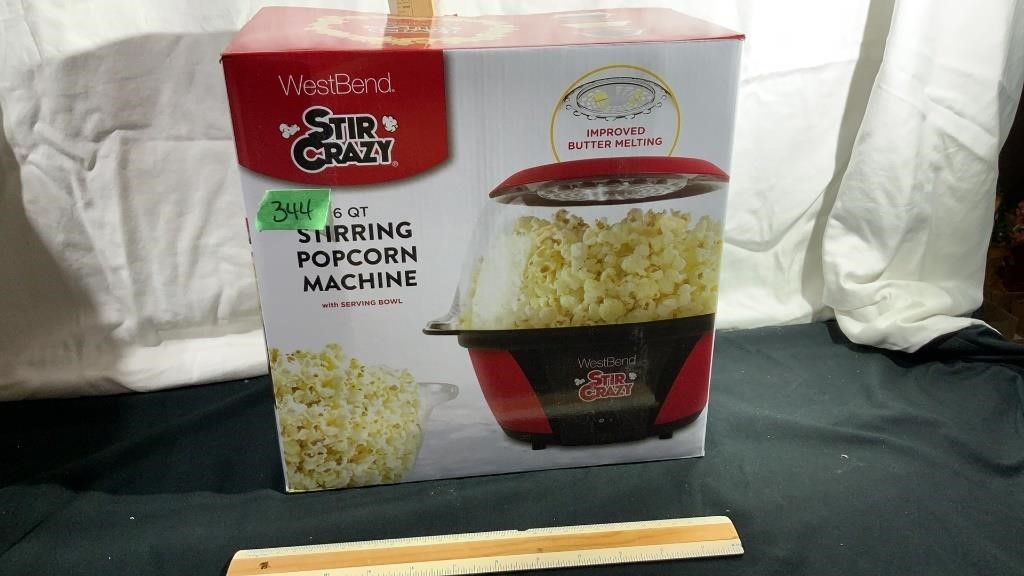 Westbend Popcorn Machine, new in Box