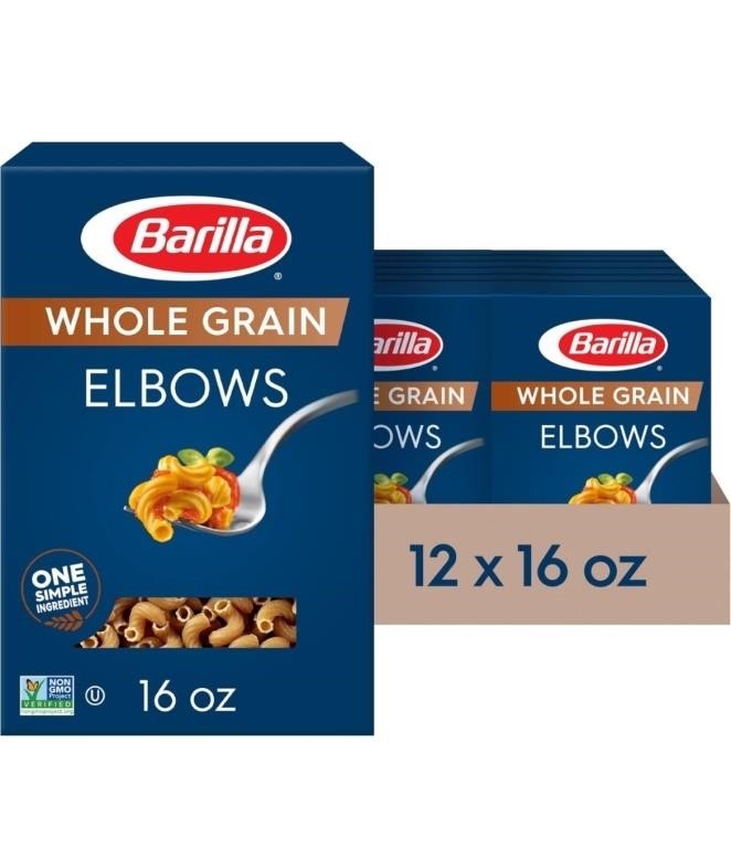 Barilla Whole Grain Pasta, Elbows, 16 Ounce (