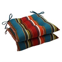 Pillow Perfect Stripe Indoor/Outdoor Chair Seat