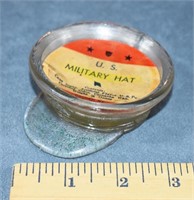 VINTAGE WWII ERA U.S. MILITARY HAT CANDY CONTAINER