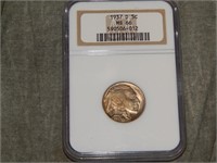 1937 D Buffalo Nickel NGC MS 66  WOW