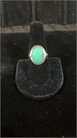 Size 9.35 sterling silver turquoise ring