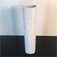 GERMAN WHITE TEXTURED BUD VASE