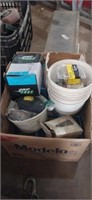 Lot with variety of screws